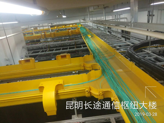云南電信IDC數據機房走線架及尾纖槽安裝-云茂通信客戶案例